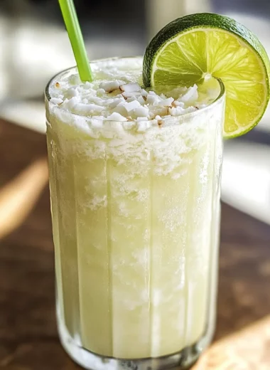 Brazilian Lemonade with Coconut