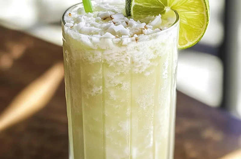 Brazilian Lemonade with Coconut