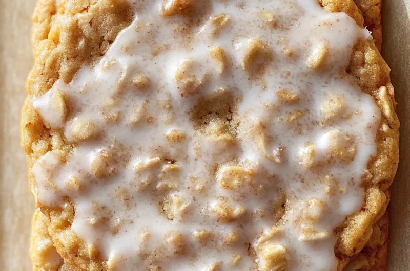 Brown Butter Iced Oatmeal Cookies Recipe