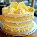 Creamy Lemon Cheesecake Cake