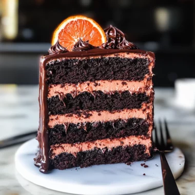 Dark Chocolate Blood Orange Cake Recipe