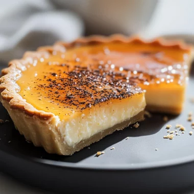 Earl Grey Crème Brûlée Tart Recipe