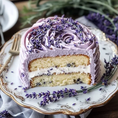 Earl Grey Lavender Cake
