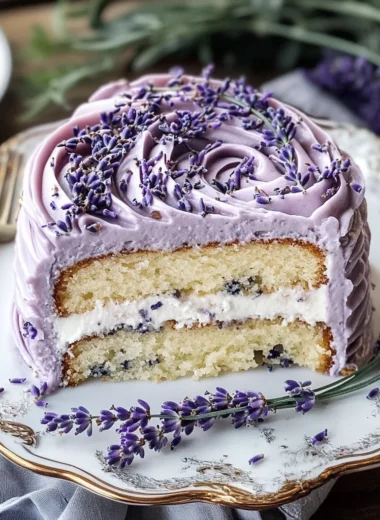 Earl Grey Lavender Cake