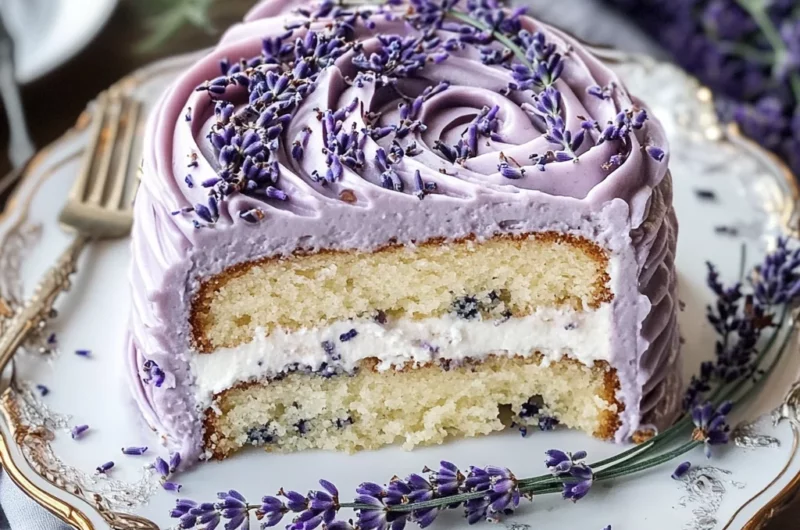 Earl Grey Lavender Cake