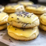 Glazed Lemon Lavender Cookies