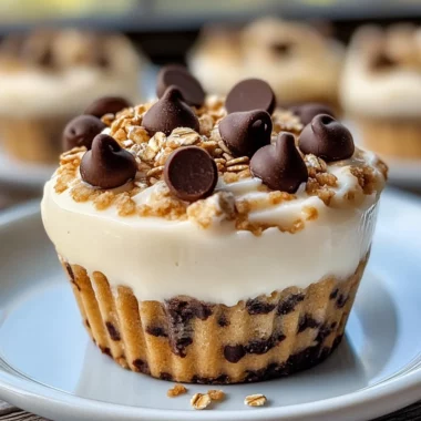 High Protein Yogurt Cookie Dough Cups
