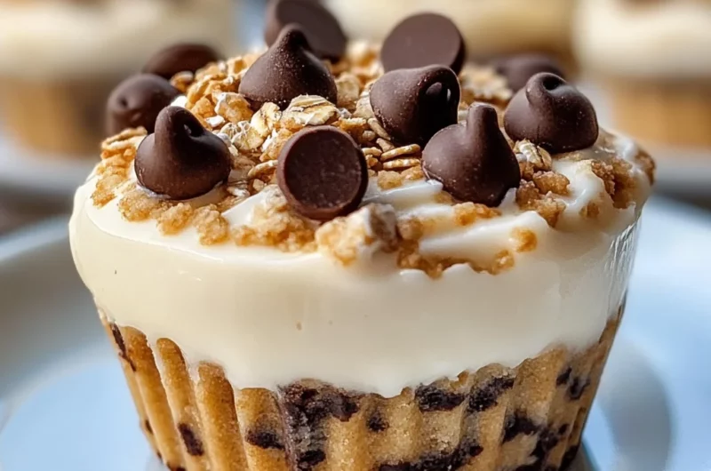 High Protein Yogurt Cookie Dough Cups