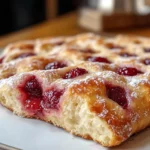 Homemade Jam Donut Focaccia - Alrightwithme