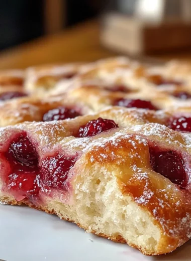 Homemade Jam Donut Focaccia - Alrightwithme