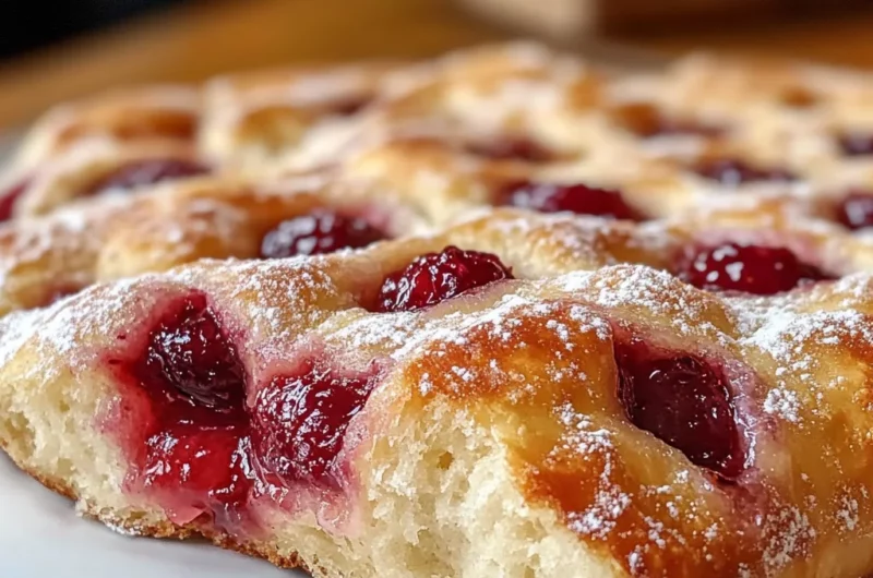 Homemade Jam Donut Focaccia - Alrightwithme