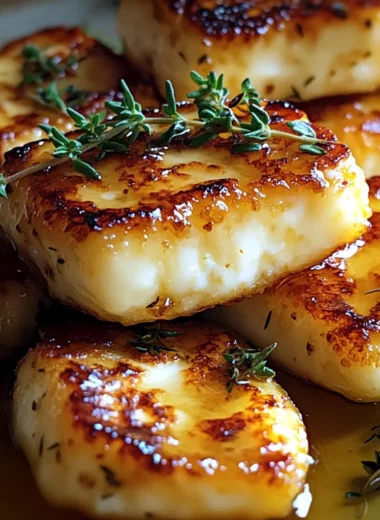 Honey-Glazed Halloumi with Thyme: A Divine 10-Minute Treat
