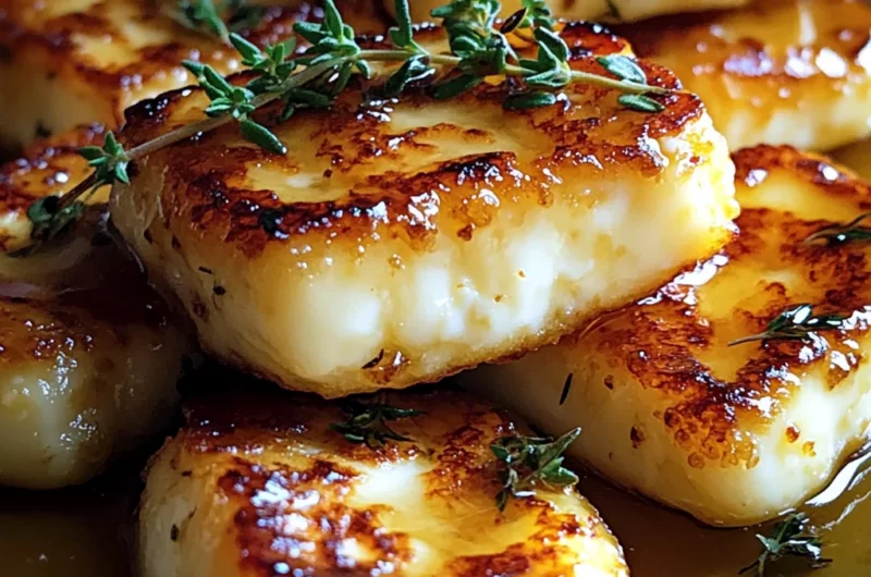 Honey-Glazed Halloumi with Thyme: A Divine 10-Minute Treat