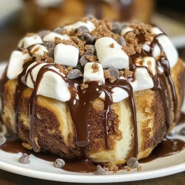 Hot Chocolate Marshmallow Cinnamon Rolls