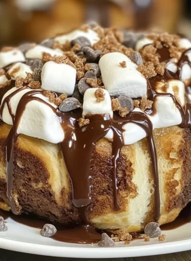 Hot Chocolate Marshmallow Cinnamon Rolls