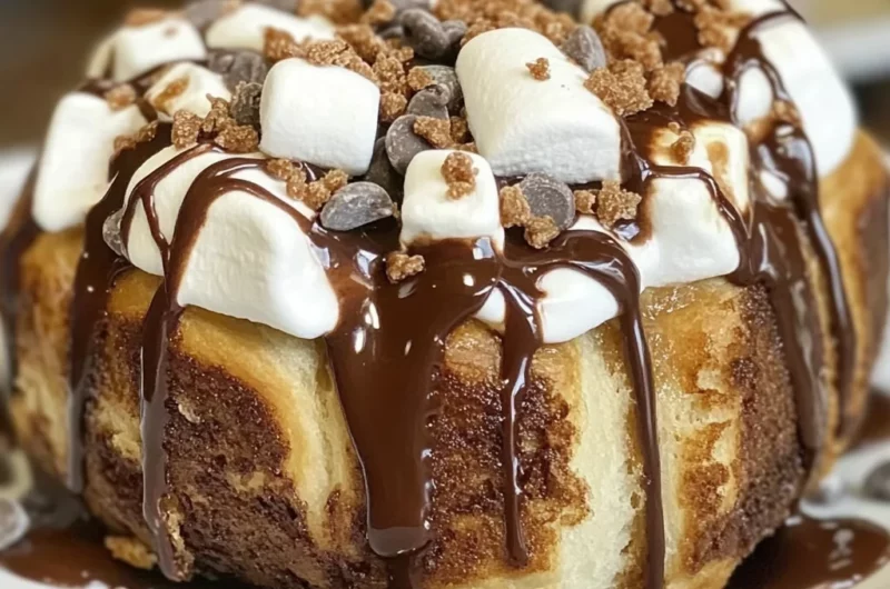 Hot Chocolate Marshmallow Cinnamon Rolls