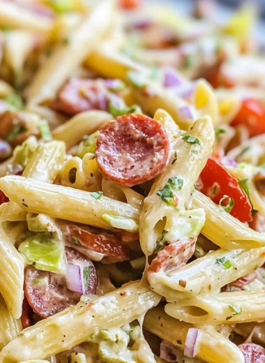 Italian Grinder Pasta Salad