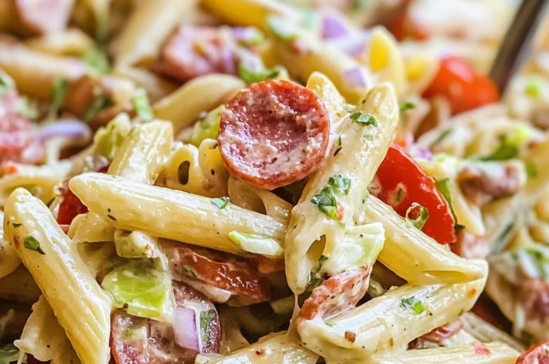 Italian Grinder Pasta Salad
