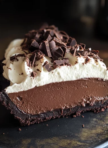 No-Bake Baileys Chocolate Pie