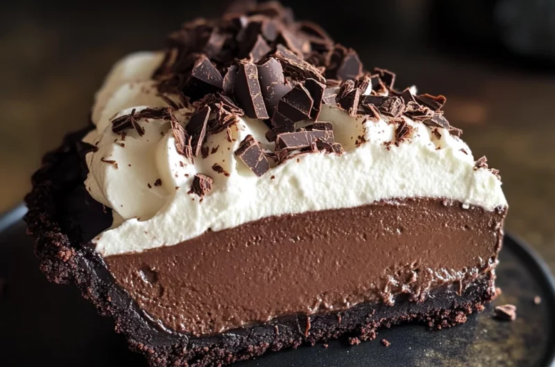 No-Bake Baileys Chocolate Pie
