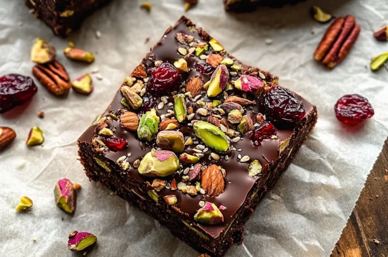 No Bake Superfood Brownies
