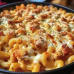 One-Pot Chicken Parmesan Mac & Cheese