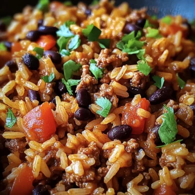 One-Skillet Smoky Honey Chili Beef Rice