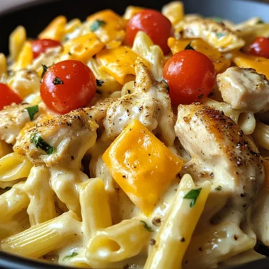 One Pot Bold Cajun Ranch Chicken Pasta