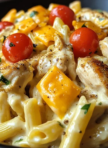 One Pot Bold Cajun Ranch Chicken Pasta