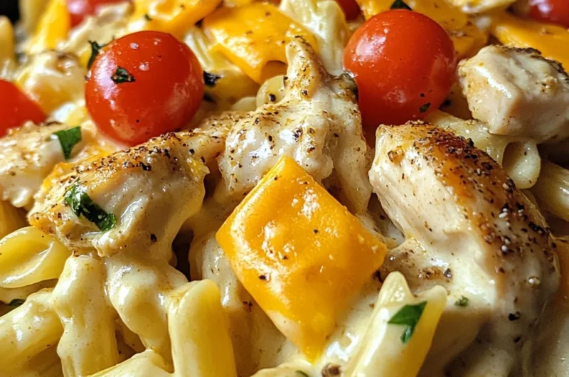 One Pot Bold Cajun Ranch Chicken Pasta