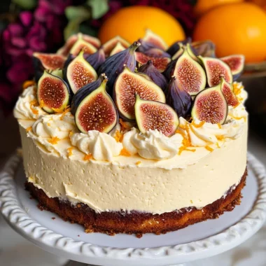 Orange Cardamom Fig Cake