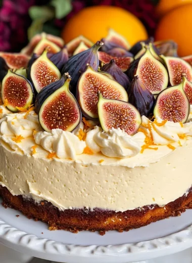 Orange Cardamom Fig Cake