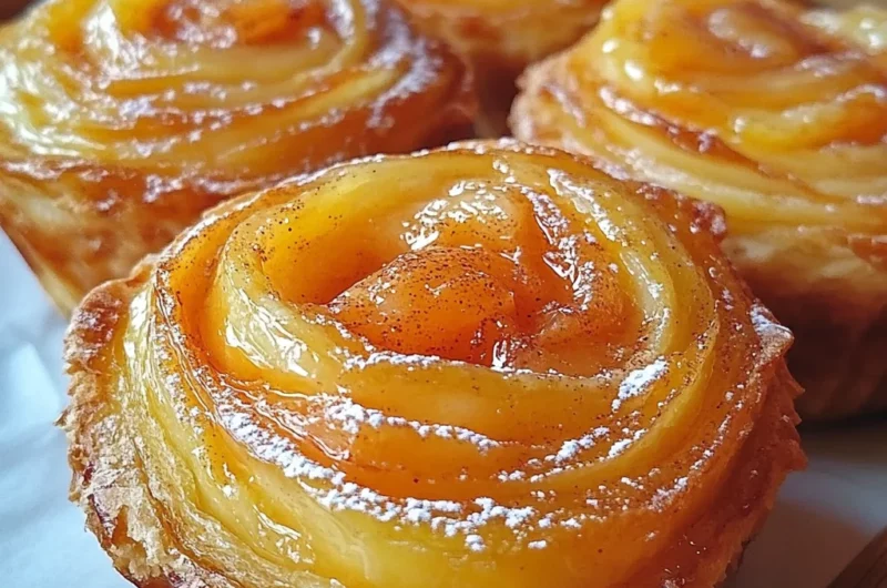 Peach Pie Cruffins