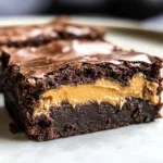 Peanut Butter Stuffed Brownies