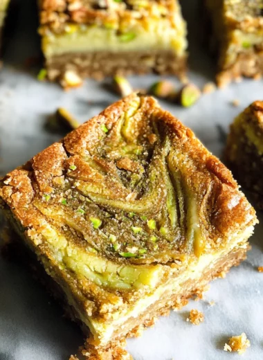 Pistachio Blondies Recipe