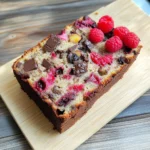 Raspberry Dark Chocolate Banana Bread