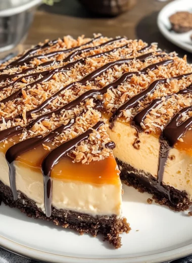 Samoa Cheesecake