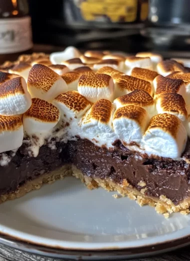 S’mores Brownie Pie
