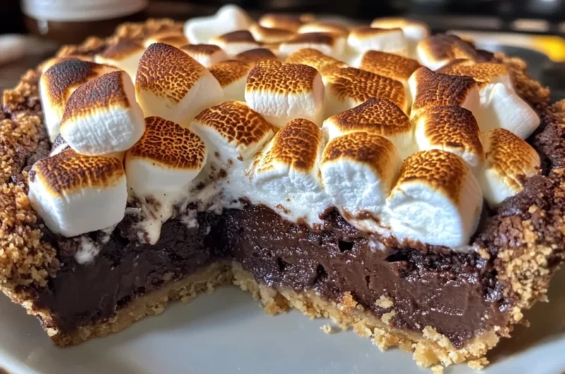S’mores Brownie Pie