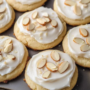 Soft Almond Sugar Cookies
