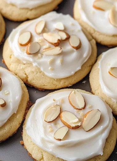 Soft Almond Sugar Cookies