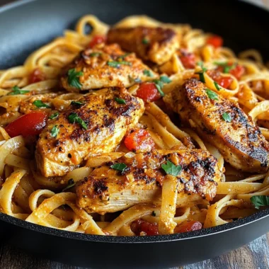 Spicy Cajun Chicken and Linguine in One-Pan Wonder