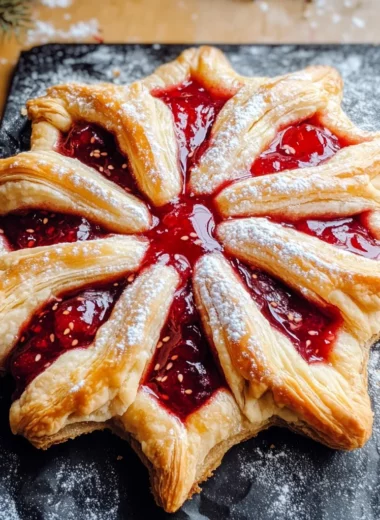 Strawberry Snowflake Dessert Recipe