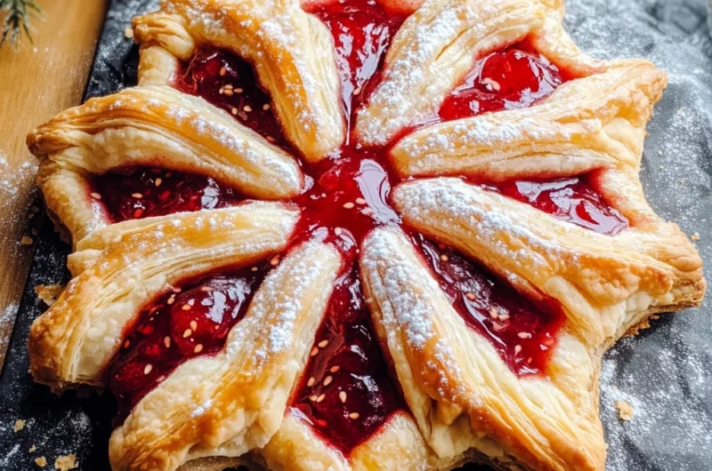 Strawberry Snowflake Dessert Recipe