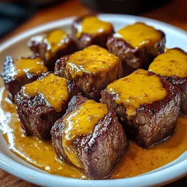Texas Roadhouse-Inspired Cheesy Butter Steak Bites