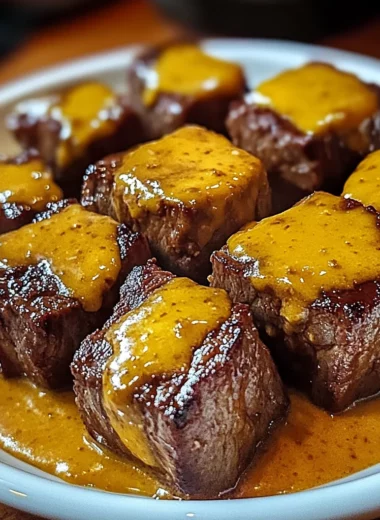 Texas Roadhouse-Inspired Cheesy Butter Steak Bites