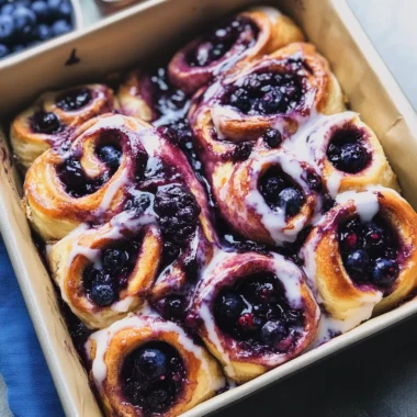 The Best Blueberry Cinnamon Rolls