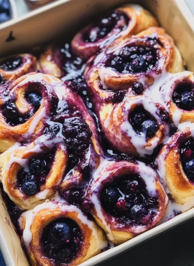 The Best Blueberry Cinnamon Rolls