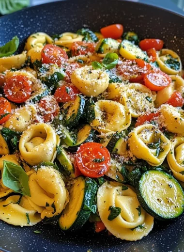 Tortellini with Summer Veggies