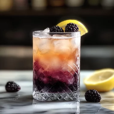Vanilla Earl Grey Blackberry Mocktail